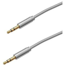 Kábel DAD-0123-AUX-METAL AUX 1M 2x3,5mm jack