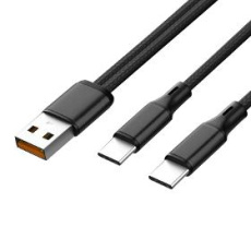 USB kábel KAB-0266-USB-2XTYP kábel 2x TypeC BLACK