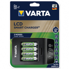 Nabíjačka batérií Nab. LCD Smart + 4x AA 2100mAh VARTA