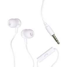 Slúchadlá 304019 EB875 Earbuds w/mic white MAXELL