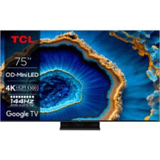 QLED televízor 75C805 Google TV, Mini LED QLED TCL