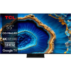 QLED televízor 55C809 Google TV, Mini LED QLED TCL