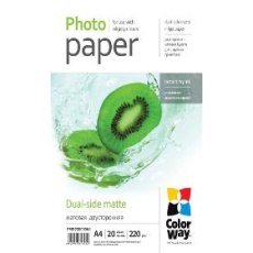 Foto papier Fotopapír Dual-side Mat A4 20ks COLORWAY