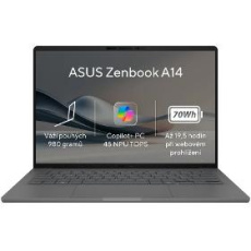 Notebook Zenbook Purwa SE 14 16/512GB W11H Gray