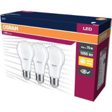 Žiarovka LED Cla. A 75 10W/2700K E27 3pack OSRAM