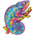 ZVÍŘATA Iridescent Chameleon(M) puzzle UNIDRAGON