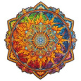 UMĚNÍ Mandala Nascent Sun(KS) puzzle UNIDRAGON