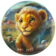 ZVÍŘATA Lion Bubblezz puzzle UNIDRAGON