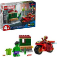 LEGO Marvel Iron Man s motorkou a Hulk 76287