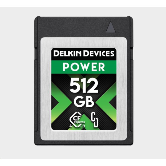 Delkin CFexpress Power R3650/W3240/SW820 (4.0) 512GB Delkin CFexpress Power R3650/W3240/SW820 (4.0) 512GB