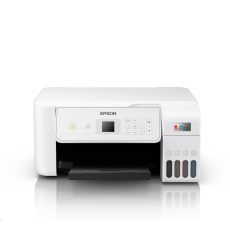 EPSON tiskárna ink EcoTank L3286, 5760x1440dpi, A4, 33ppm, USB, Wi-Fi, sken, bílá