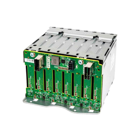 HPE 2U 8SFF SAS/SATA 12G BC Front Bay 1/2 Drive Cage Kit (DL380 Gen10 plus, DL385 Gen10 Plus v2)