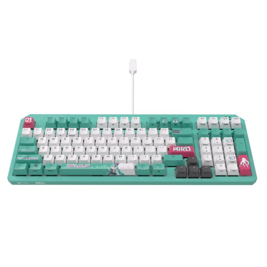 ASUS klávesnice TUF Gaming K3 GEN II Hatsune Miku Edition, mechanická, US