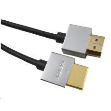 Kábel PREMIUMCORD Slim HDMI, 1 m, High Speed + Ethernet (v1.4), pozlátené konektory Kábel PREMIUMCORD Slim HDMI, 1 m, High Speed + Ethernet (v1.4), pozlátené konektory