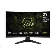 MSI LCD MAG 275CF X24, 27", 1920x1080, Rapid VA, 0,5 ms, VESA 100x100, Black MSI LCD MAG 275CF X24, 27", 1920x1080, Rapid VA, 0,5 ms, VESA 100x100, Black