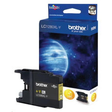 BROTHER INK LC-1280XLY Žltý atrament pre MFC-J6910DW, 1 200 str.