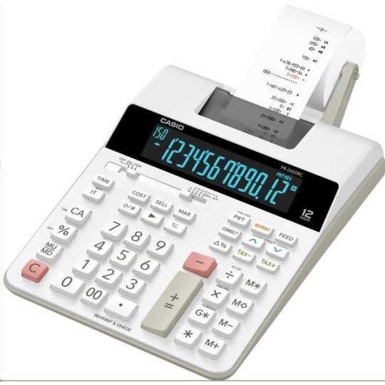 CASIO kalkulačka FR 2650 RC, Tiskový klakulátor