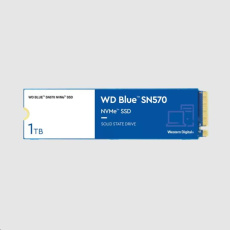 BAZAR - WD BLUE SSD NVMe 1TB PCIe SN 570, Gen3 8 Gb/s, (R:3500, W:3000MB/s)