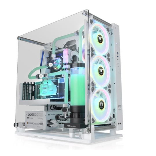 THERMAL TAKE Case Core P3 TG Pro Snow, ATX, Průhledná bočnice, bílá