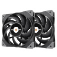 THERMAL TAKE Ventilátor Toughfan 12 2-Pack, 2x120mm, černá