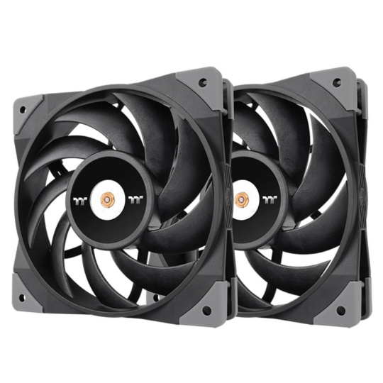 THERMAL TAKE Ventilátor Toughfan 12 2-Pack, 2x120mm, černá