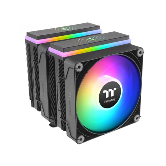 THERMAL TAKE Chladič CPU Astria 600 ARGB, 2x120mm, LGA1851, AM5, černá