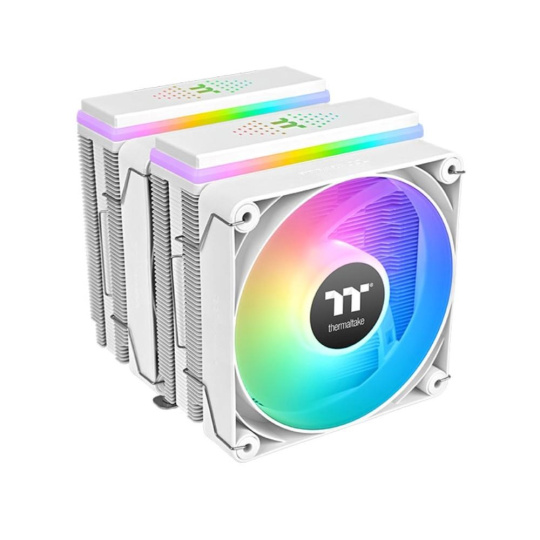THERMAL TAKE Chladič CPU Astria 600 ARGB, 2x120mm, LGA1851, AM5, bílá