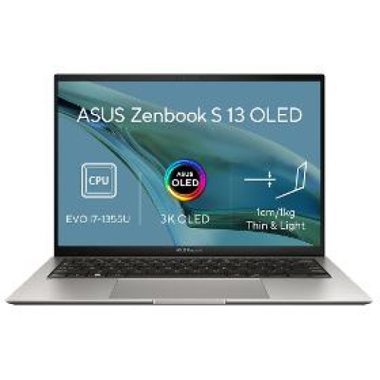 Notebook Zenbook S 13,3 i7-13 16/1024 W11H GRAY