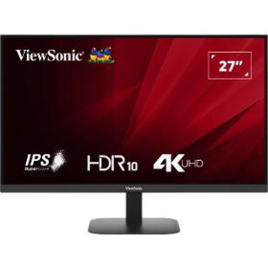 LCD monitor VA2708-4K-HD Black Viewsonic