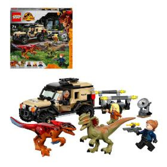 LEGO Jurský svet Preprava pyroraptora a dilophosaura76951