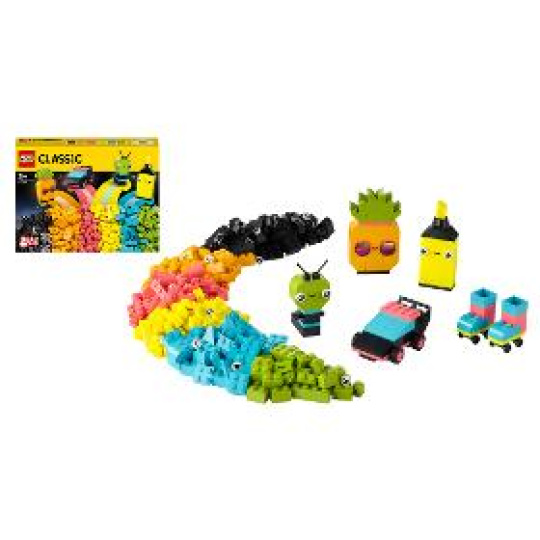 LEGO Classic Neónová kreatívna zábava 11027