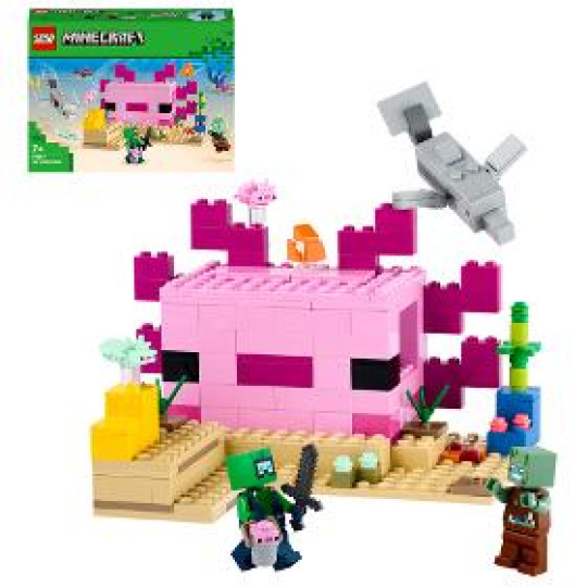 LEGO Minecraft Dom axolotlov 21247