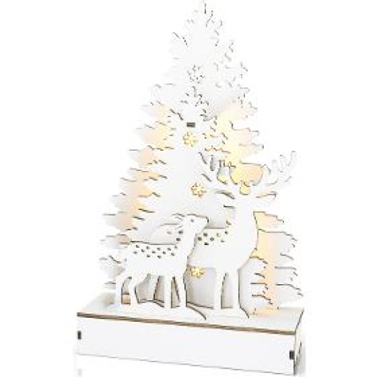 Vianočná dekorácia Dekor. les 24,5cm 5LED WW RXL 461 Dekor. les 24,5cm 5LED WW RETLUX