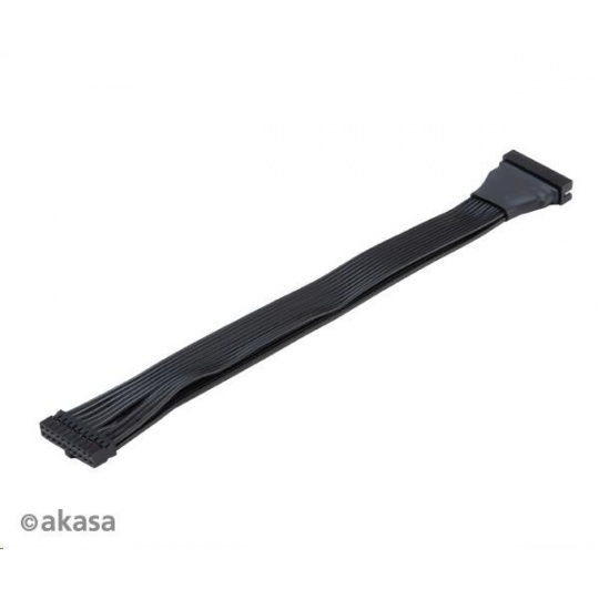 Predlžovací kábel AKASA interný USB 3.0 19-pin, M/F, 15 cm