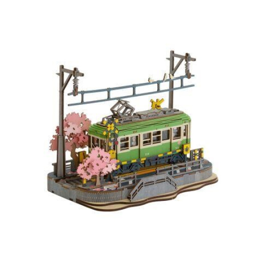 RoboTime 3D dřevěná skládačka Stanice se sakurami RoboTime 3D dřevěná skládačka Stanice se sakurami