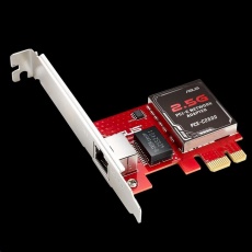ASUS PCE-C2500 Síťový adapter 2.5GBase-T PCIe se zpětnou kompatibilitou 1G/100Mb/s, RJ45 port ASUS PCE-C2500 Síťový adapter 2.5GBase-T PCIe se zpětnou kompatibilitou 1G/100Mb/s, RJ45 port