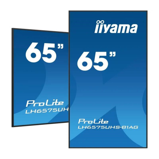 iiyama ProLite IDS, 24/7, 164cm (64,6''), 4K, USB, RS232, Ethernet, Android, kit (RS232), black