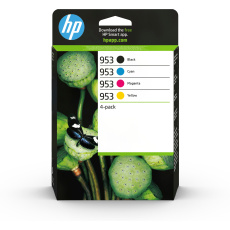 HP 953 CMYK Original Ink Cartridge 4-Pack (700 / 700 / 700 / 1,000 pages) HP 953 CMYK Original Ink Cartridge 4-Pack (700 / 700 / 700 / 1,000 pages)
