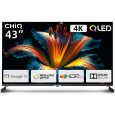 CHiQ U43QM8E TV 43", QLED, Google TV, Frameless, Dolby Audio, dbx-tv, nový design podstavce