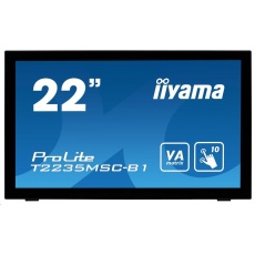 iiyama ProLite T2235MSC, 54.6cm (21.5''), Projected Capacitive, 10 TP, Full HD, black iiyama ProLite T2235MSC, 54.6cm (21.5''), Projected Capacitive, 10 TP, Full HD, black