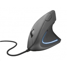 BAZAR - TRUST Myš Verto ergonomic mouse USB, black (černá) - poškozený obal BAZAR - TRUST Myš Verto ergonomic mouse USB, black (černá) - poškozený obal