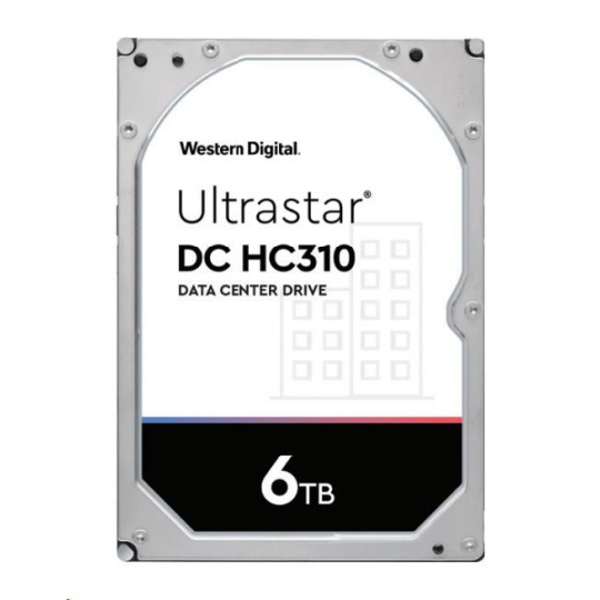 Western Digital Ultrastar® HDD 6TB (HUS726T6TAL5201) DC HC310 3.5in 26.1MM 256MB 7200RPM SAS 512E TCG P3 (GOLD SAS) Western Digital Ultrastar® HDD 6TB (HUS726T6TAL5201) DC HC310 3.5in 26.1MM 256MB 7200RPM SAS 512E TCG P3 (GOLD SAS)