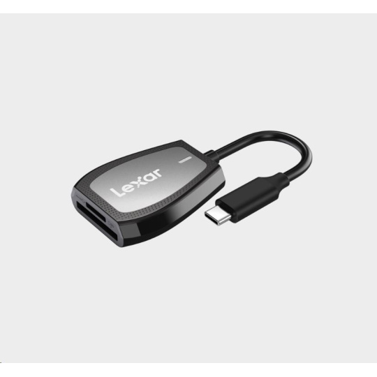 Lexar Cardreader SD & microSD (LRW470U) UHS-II Dual-Slot Reader (USB-C)