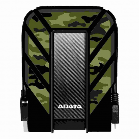 Externý pevný disk ADATA 1TB 2,5" USB 3.1 DashDrive Durable HD710M Pro, kamufláž (guma, odolný voči nárazom/vode/prachu)