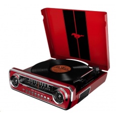 ION Mustang LP Red Polo-automatický gramofon vyniká neotřelým retro vzhledem inspirovaný Fordem Mustangem ION Mustang LP Red Polo-automatický gramofon vyniká neotřelým retro vzhledem inspirovaný Fordem Mustangem