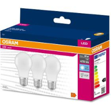 Žiarovka LED Cla. A 40 4.9W/4000K E27 3pack OSRAM