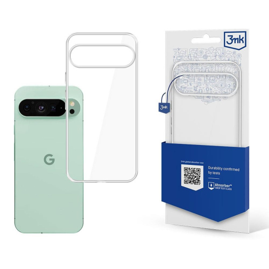 3mk Clear Case pro Google Pixel 9 Pro, čirá