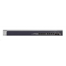 Netgear XS708T 8-port 10-Gigabit Smart Managed Switch, 8x10GbE RJ45 with 2x 10GbE SFP+ shared Netgear XS708T 8-port 10-Gigabit Smart Managed Switch, 8x10GbE RJ45 with 2x 10GbE SFP+ shared