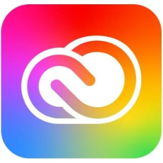 Adobe Creative Cloud for teams All Apps Multi Platform Viacero jazykov (+CZ) COM, 1 používateľ, 1 mesiac, Level 3, 50-99 Lic - nová licence