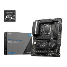 MSI MB Sc LGA1700 PRO Z690-A, Intel Z690, 4xDDR5, 1xDP, 1xHDMI MSI MB Sc LGA1700 PRO Z690-A, Intel Z690, 4xDDR5, 1xDP, 1xHDMI